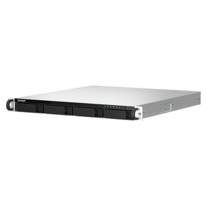 QNAP TS-464U-RP NAS Rack (1U) Ethernet LAN Connection Black N5095 [TS-464U-RP-8G]