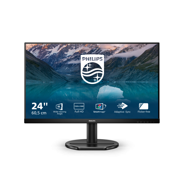 PHILIPS MONITOR 23,8 LED VA 16:9 FHD 4MS 300 CDM, VGA/DP/HDMI, MULTIMEDIALE [242S9JAL]