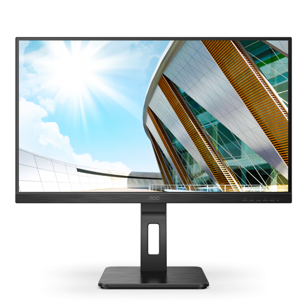 AOC MONITOR 23,8 LED VA FHD 16:9 4MS 250 CDM, PIVOT, VGA/DVI/DP/HDMI, MULTIMEDIALE [24P2QM]