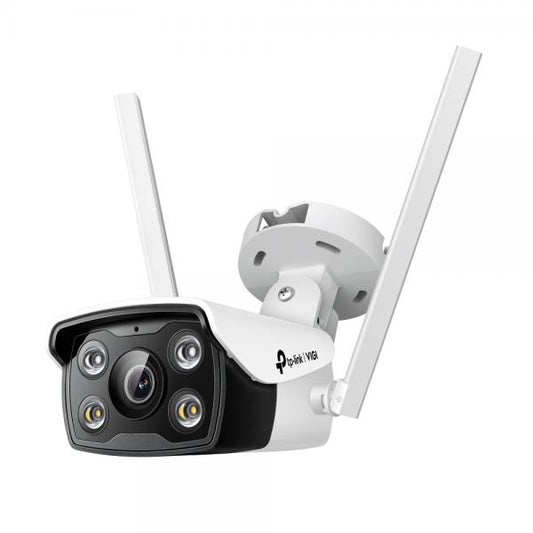 [EOL] - TP-Link - VIGI C340-W(4mm) - 4MP Outdoor Full-Color Wi-Fi Bullet Network Camera SPEC:2.4G 150Mbps, 2*2 MIMO, H.265+/H.265/H.264+/H.264, 1/3" Progressive Scan CMOS, Color/0.005 Lux@ [VIGIC340-W(4mm)]