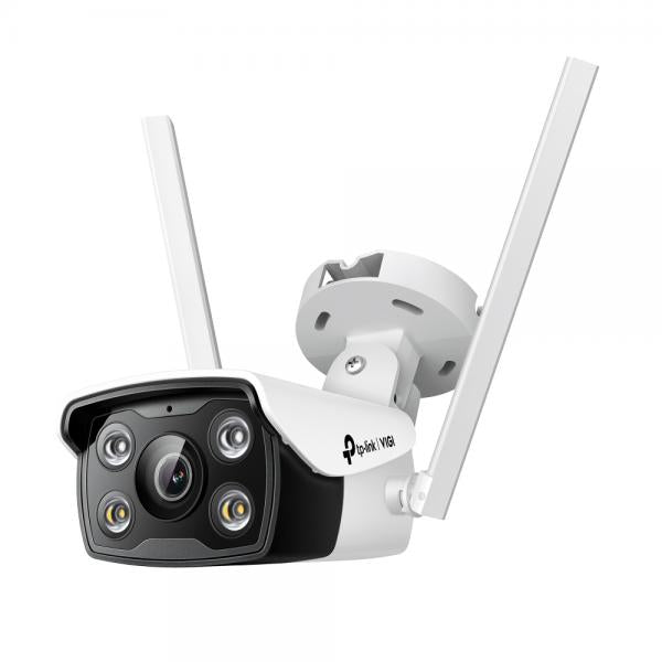 Cámara de red tipo bala a todo color para exteriores TP-Link de 4 MP - Wi-Fi - 4 mm [VIGIC340-W] 