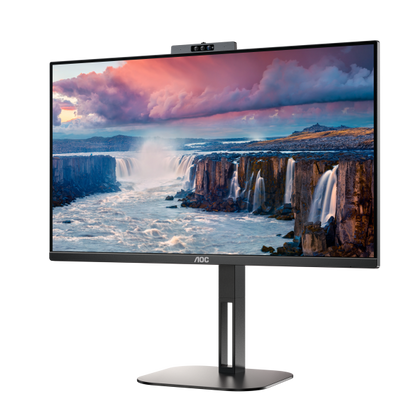 AOC MONITOR 23,8 LED IPS FHD 16:9 4MS 300 CDM, PIVOT, USB-C DOCK, WEBCAM, DP/HDMI, MULTIMEDIALE [24V5CW/BK]