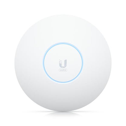 Ubiquiti - U6-Enterprise - Wall/Ceiling Mount Tru-Band Wi-Fi 6E Access Point, 1x 2.5Gbps RJ45 port, 573.5 Mbps at 2.4GHz (2x2) + 4800 Mbps at 5GHz (4x4) + 4800 Mbps at 6GHz (4x4) U6-Enterpri [U6-Enterprise]