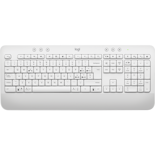 Logitech Signature K650 tastiera Bluetooth QWERTY Italiano Bianco [920-010969]