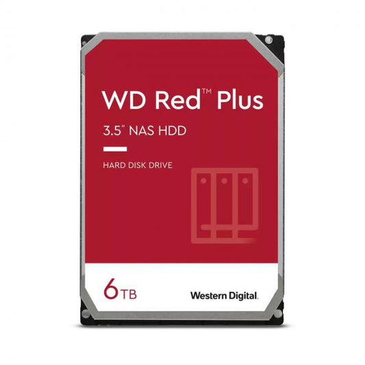 WESTERN DIGITAL HDD RED PLUS 6TB 3,5" 5400RPM SATA 6GB/S BUFFER 256MB [WD60EFPX]