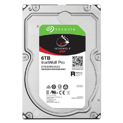 SEAGATE HDD IRONWOLF PRO 6TB 3.5 SATA 6GB/S 7200RPM [ST6000NT001]