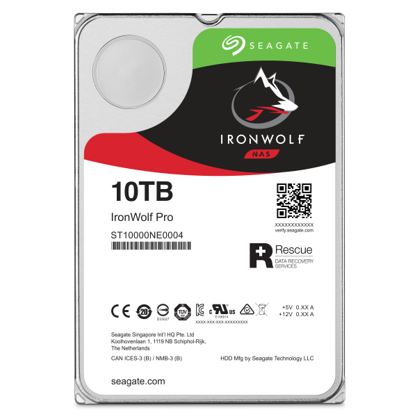 Seagate IronWolf Pro ST10000NT001 disco rigido interno 3.5" 10 TB [ST10000NT001]