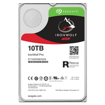 Seagate IronWolf Pro ST10000NT001 disco rigido interno 3.5" 10 TB [ST10000NT001]