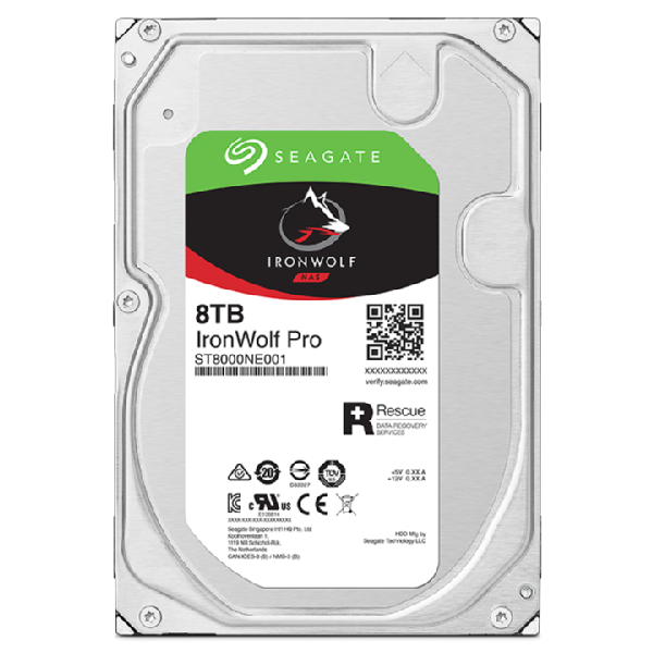SEAGATE HDD IRONWOLF 8TB 7200 RPM [ST8000NT001]