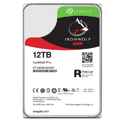 Seagate IronWolf Pro ST12000NT001 disco rigido interno 3.5" 12 TB Serial ATA III [ST12000NT001]