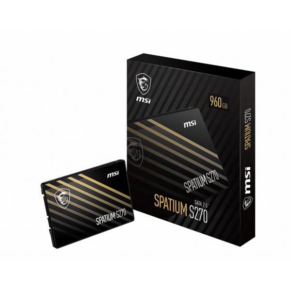 MSI SPATIUM S270 SATA 2.5 240GB drives allo stato solido 2.5" Serial ATA III 3D NAND [S78-440N070-P83]