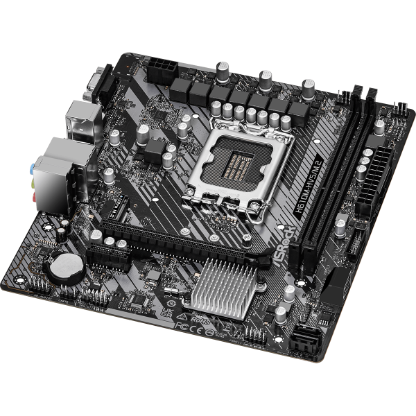 ASROCK MB H610, H610M-HVS/M.2 R2.0, LGA1700 , mATX [H610M-HVS/M.2 R2.0]