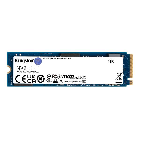 SSD INTERNO KINGSTON NV2 NVM 1TB M.2 PCIe 4.0 R/W 3500/2100 [SNV2S/1000G]