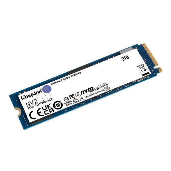 KINGSTON SSD INTERNO NV2 NVM 2TB M.2 PCIe 4.0 R/W 3500/2800 [SNV2S/2000G]