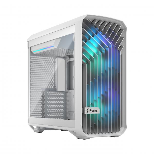 FRACTAL CASE MID TOWER TORRENT COMPACT RGB WHITE TG LIGHT TINT [FD-C-TOR1C-05]