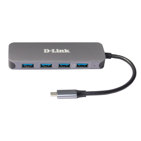 D-Link DUB-2340 hub di interfaccia USB tipo-C 5000 Mbit/s Grigio [DUB-2340]