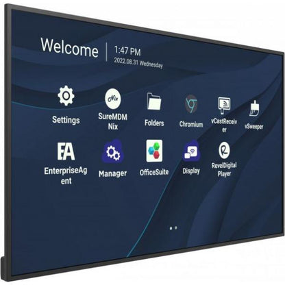 Viewsonic ViewBoard LED display - 43inch - 4K - 450 nits - Android 11 - 24/7 - USB-C - landscape & portrait [CDE4330]