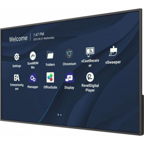 Viewsonic ViewBoard LED display - 43inch - 4K - 450 nits - Android 11 - 24/7 - USB-C - landscape & portrait [CDE4330]