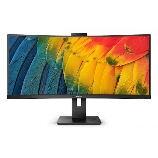 PHILIPS CURVED MONITOR 34 LED VA ULTRA WIDE 3440X1440 21:9 4MS 350 CDM, USB-C DOCK, WEBCAM, HIGH REG, MULTIMEDIA [34B1U5600CH]