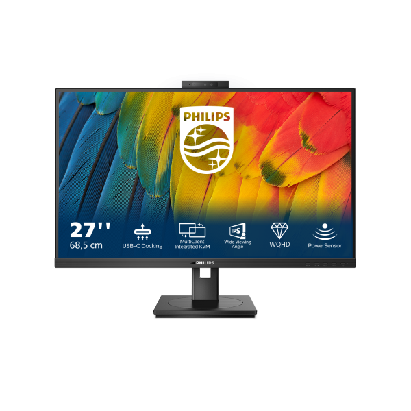 Philips 5000 series 27B1U5601H/00 LED display 68,6 cm (27") 2560 x 1440 Pixel Quad HD LCD Nero [27B1U5601H/00]