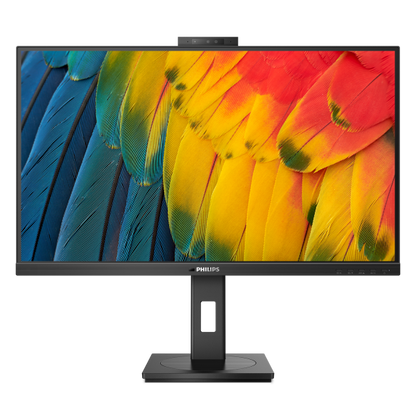 PHILIPS MONITOR 23,8 WLED IPS 16:9 FHD 4MS, DP/HDMI, USB-C DOCKING, WEBCAM, PIVOT, MULTIMEDIALE [24B1U5301H]