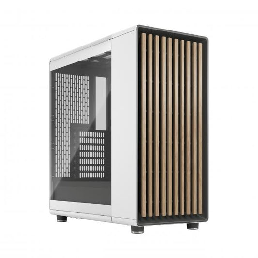 FRACTAL CASE MID TOWER NORTH CHALK WHITE TG CLEAR TINT [FD-C-NOR1C-04]