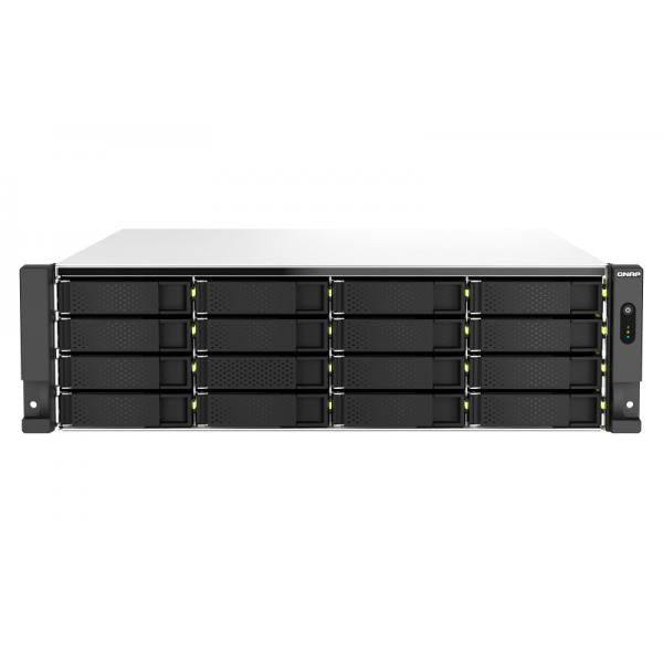 QNAP TS-h2287XU-RP Gabinete NAS (3U) Conexión LAN Ethernet Negro, Blanco E-2336 [TS-H2287XU-RP-E2336-32G]