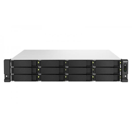 QNAP TS-h1887XU-RP Gabinete NAS (2U) Ethernet LAN Negro, Blanco E-2334 [TS-H1887XU-RP-E2334-16G]