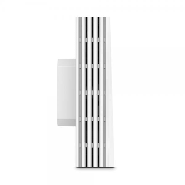 TP-Link - EAP655-Wall - Punto de acceso Wi-Fi 6 de doble banda con placa de pared AX3000, enlace ascendente: 1 puerto Gigabit RJ45 - Enlace descendente: 3 puertos Gigabit RJ45, 574 Mbps a 2,4 GHz + 2402 Mbps a 5 GHz, compatible con [ EAP655-Pared] 