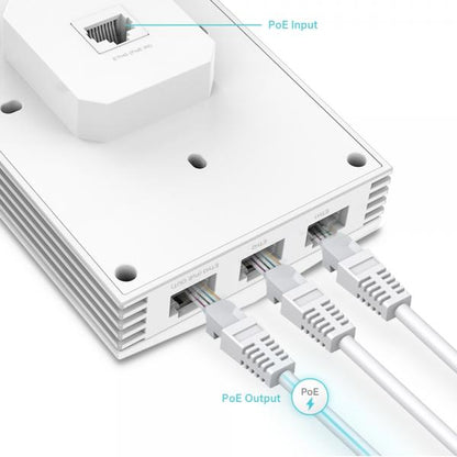 TP-Link EAP655-WALL - 2402 Mbit/s - 574 Mbit/s - 2402 Mbit/s - 10.100.1000 Mbit/s - 2,4 - 5 GHz [EAP655-WALL] 