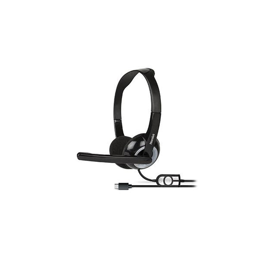 Hamlet HHEADMUS-C headphones and earphones Wired Earcup Music and Calls USB type-C Black [HHEADMUS-C] 