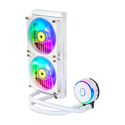 COOLER MASTER DISSIPATORE MASTERLIQUID PL240 FLUX WHITE EDITION ARGB LIQUID COOLER DISSIPATORE [MLY-D24M-A23PZ-RW]