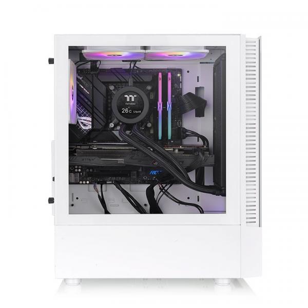 Thermaltake View 200 TG Snow ARGB Midi Tower Bianco [CA-1X3-00M6WN-00]