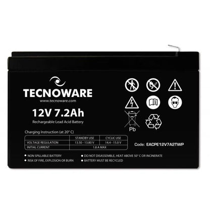 Tecnoware EACPE12V7A2TWP batteria UPS Polimero 12 V 7,2 Ah [EACPE12V7A2TWP]