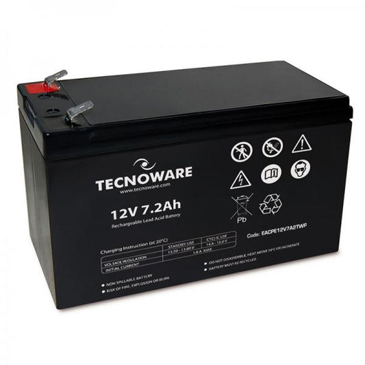 Tecnoware EACPE12V7A2TWP batteria UPS Polimero 12 V 7,2 Ah [EACPE12V7A2TWP]