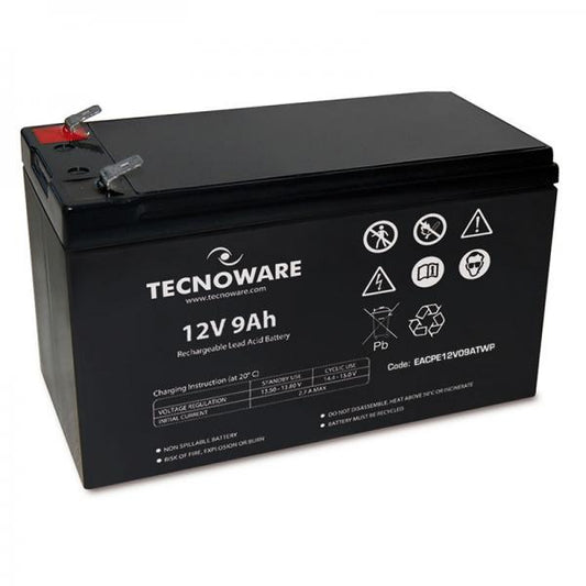 Tecnoware EACPE12V09ATWP batteria UPS Acido piombo (VRLA) 12 V 9 Ah [EACPE12V09ATWP]