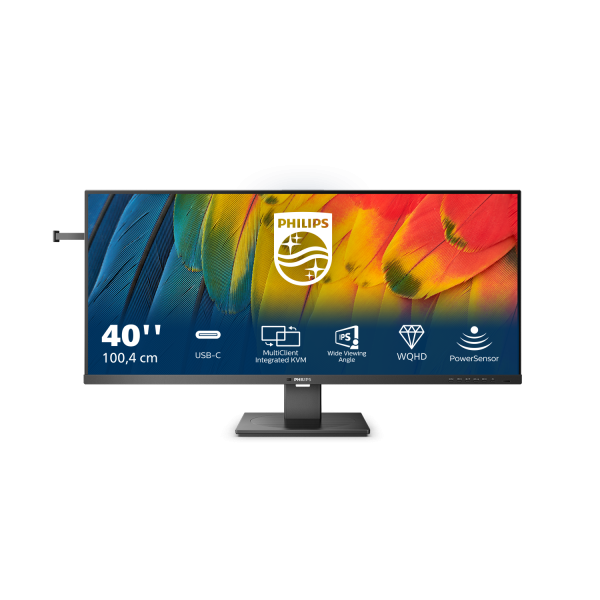 Philips 5000 series 40B1U5600/00 Monitor PC 101,6 cm (40") 3440 x 1440 Pixel Wide Quad HD LCD Nero [40B1U5600/00]