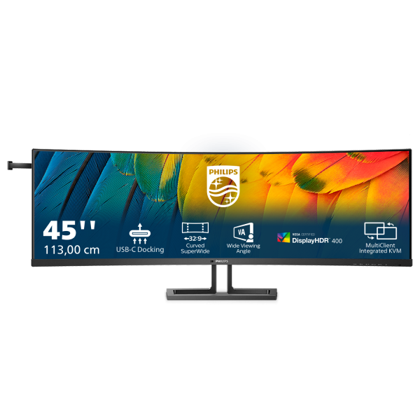 Philips 6000 series 45B1U6900C/00 pantalla LED 113 cm (44.5") 5120 x 1440 Pixeles UltraWide Dual Quad HD Negro [45B1U6900C/00]