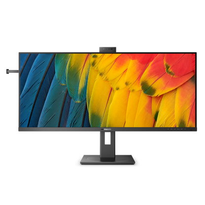 PHILIPS MONITOR 40 WLED VA 21:9 UWQHD 4MS, DP/HDMI, USB-C DOCKING, WEBCAM, REG ALTEZZA, MULTIMEDIAL [40B1U5601H]