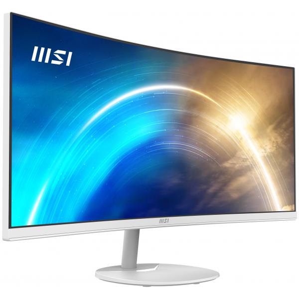 MSI MONITOR CURVO 34 LED VA 21:9 QHD, 1500R, 1MS 60hz, DP/HDMI, MULTIMEDIALE, BIANCO [PRO MP341CQW]