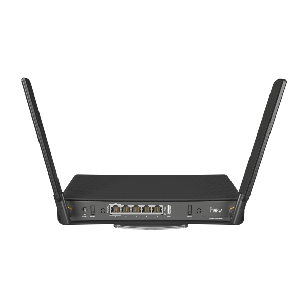 MikroTik, hAP ax? with 4-core 1.8 GHz CPU, 1GB RAM, 4 x Gbit LAN, 1 x 2.5 Gbit LAN (supports PoE-in/out), two wireless interfaces (built-in 2.4 GHz 802.11b/g/n/ax dual-chain, built-in 5 GHz [C53UiG+5HPaxD2HPaxD]