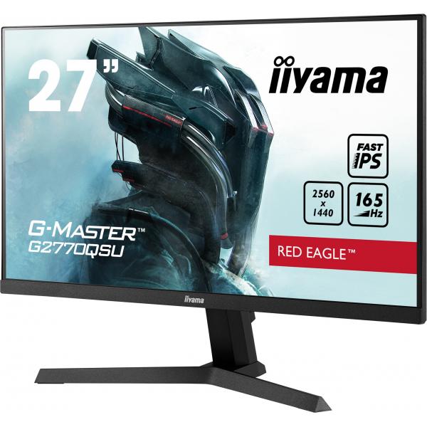 iiyama G-MASTER G2770QSU-B1 Monitor PC 68,6 cm (27") 2560 x 1440 Pixel Wide Quad HD LCD Nero [G2770QSU-B1]