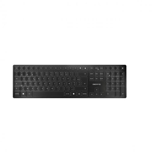 Cherry KW 9100 SLIM - Keyboard - Wireless - AZERTY - Black [JK-9100BE-2]