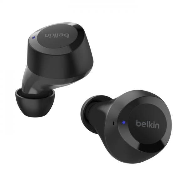 Belkin SoundForm Bolt True Wireless Stereo (TWS) Auriculares intrauditivos Bluetooth para música y llamadas Negros [AUC009BTBLK] 