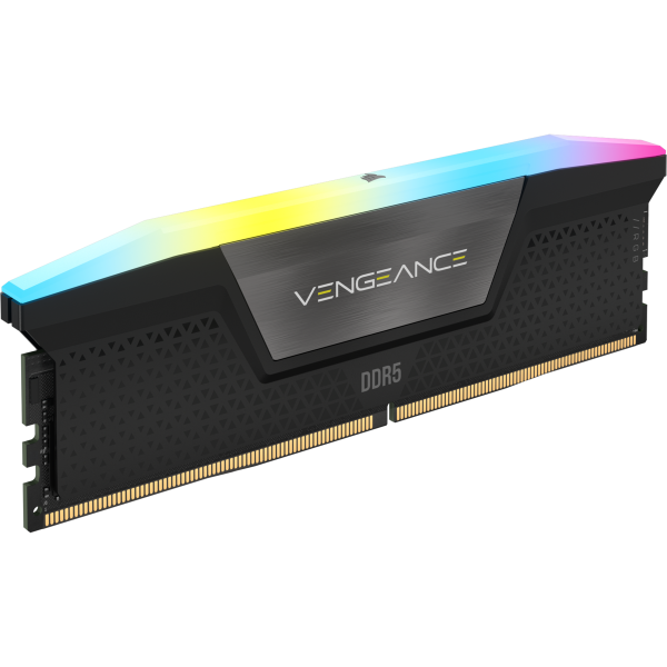 CORSAIR RAM VENGEANCE RGB DDR5 32GB 2X16GB DDR5 6000 PC5-48000 C36 1.35V OPTIMIZED FOR AMD - GREY [CMH32GX5M2D6000Z36K]