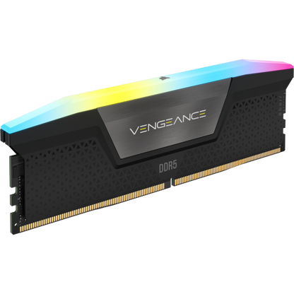 CORSAIR RAM VENGEANCE RGB DDR5 32GB 2X16GB DDR5 6000 PC5-48000 C36 1.35V OPTIMIZED FOR AMD - GREY [CMH32GX5M2D6000Z36K]