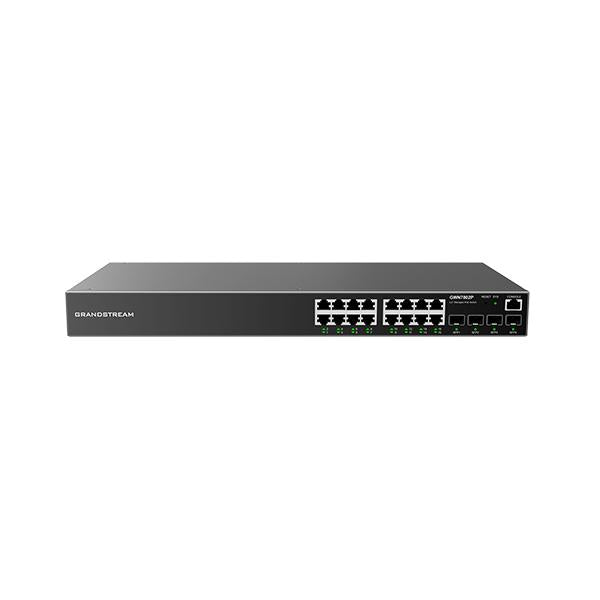 Grandstream GWN7802P - switch L2+ 16 porte PoE 240W + 4 sfp. Utilizzabile con il controller GWN sia in Cloud che on premise GWN7802P [GWN7802P]