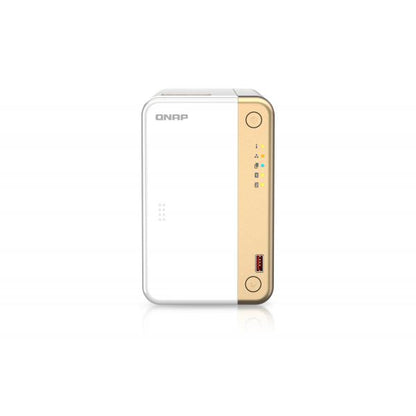 QNAP TS-262 NAS Tower Collegamento ethernet LAN Oro, Bianco N4505 [TS-262-4G]