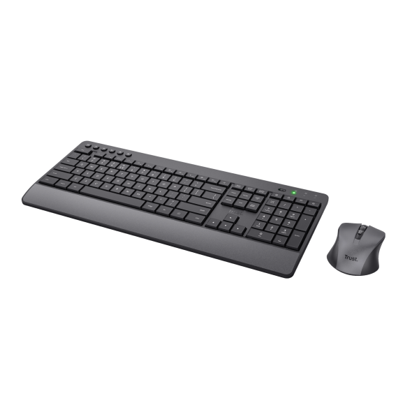 Trust Trezo tastiera Mouse incluso Universale RF Wireless QWERTY Italiano Nero [24530]