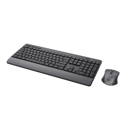 Trust Trezo tastiera Mouse incluso Universale RF Wireless QWERTY Italiano Nero [24530]